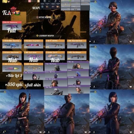 خرید و فروش اکانت پابجی موبایل