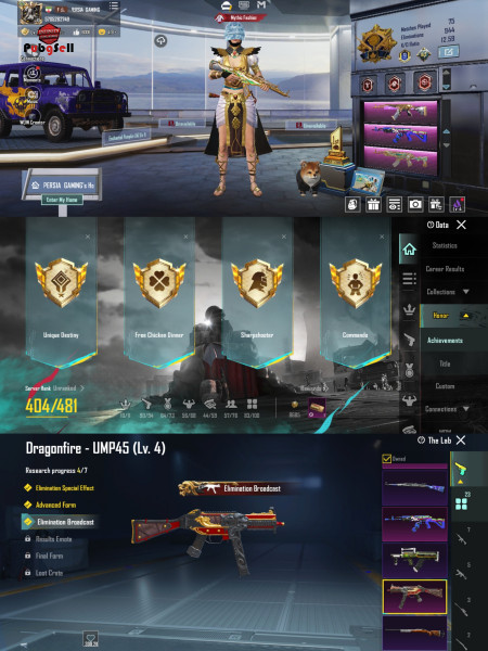 خرید و فروش اکانت پابجی موبایل